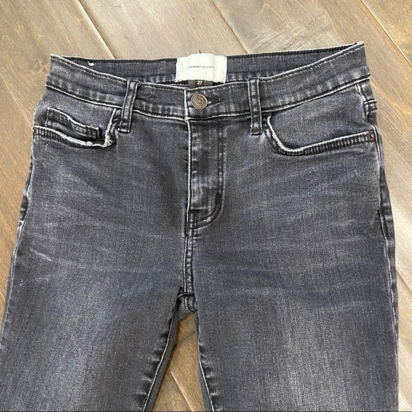 Current Elliot Busted Knee Skinny Jeans size 27 - Picture 3 of 6